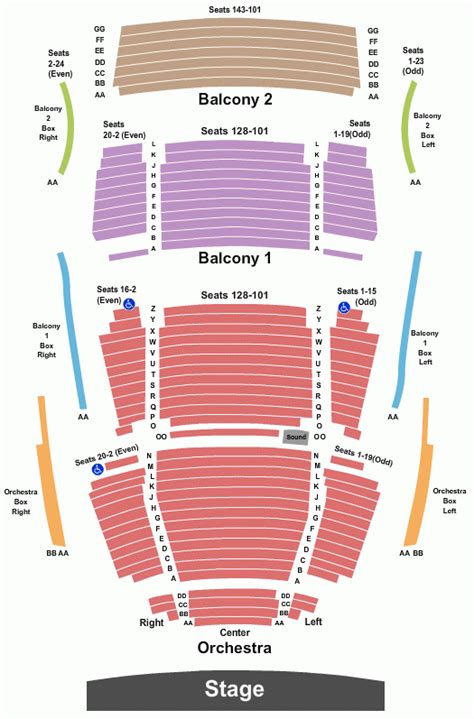 Ku Lied Center Seating Chart - Center Seating Chart