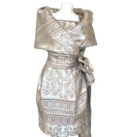 Addy Van Den Krommenacker Brocade Dress Addystore