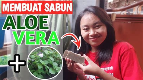 Cara Membuat Sabun Lidah Buaya Kombinasi Dengan Daun Mint Youtube