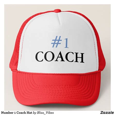 Number 1 Coach Hat Coach Hats Hats Day Backpacks