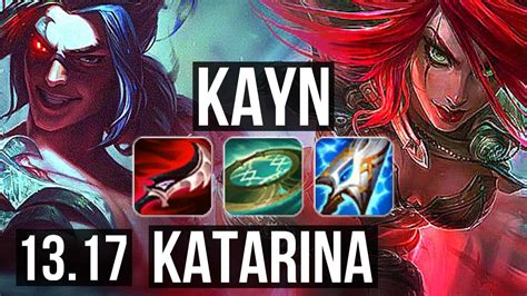 Kayn Vs Katarina Mid M Mastery Games Dominating