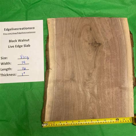 Wholesale Black Walnut Live Edge Slabs Craft Single Piece Walnut Wood