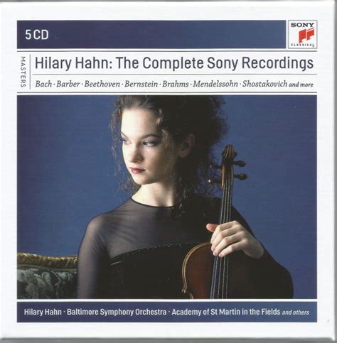 Hilary Hahn The Complete Sony Recordings Box Set X Cd