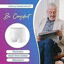 Amazon PROTECHDRY Washable Reusable Urinary Incontinence Cotton