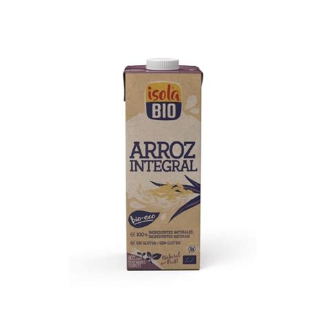 BEBIDA DE ARROZ INTEGRAL BIO 1 Litro De La Marca ISOLA BIO