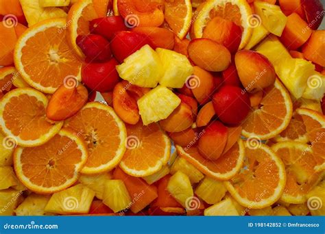 Classic Italian Fruit Salad Stock Photo - Image of bread, host: 198142852