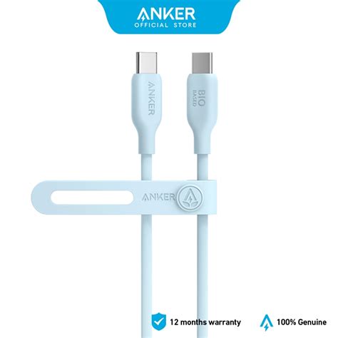 Anker 543 Usb C To Usb C Cable Bio Based 140w Pd140w Type C Fast Charging Cable Shopee Malaysia