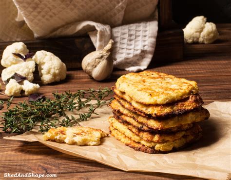 Keto Cauliflower Hash Browns Recipe Shed And Shape