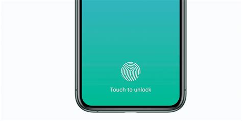 Apple Continues To Work On The Integration Of Touch ID Under The Screen