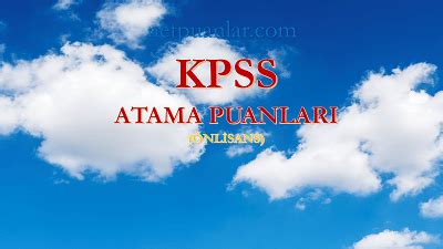 KPSS ÖnLisans Atama Taban Puanları 2023 2 NetPuanlar