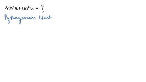 SOLVED Fill In The Blank To Complete The Trigonometric Formula Sin 2