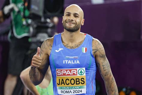 Europei Atletica Roma Jacobs è tornato Medaglia d oro nei 100