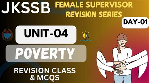 LEC 01 II POVERTY II UNIT 04 II MCQS REVISION SERIES II JKSSB FEMALE