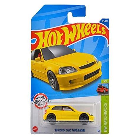 Hot Wheels 2022 99 Honda Civic Type R Ek9 Hw Hatchbacks Amarillo Precio Guatemala