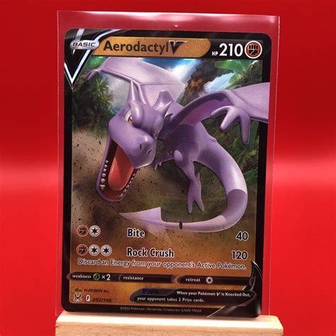 X1 Aerodactyl V 092 196 Ultra Rare Pokemon SS11 Lost Origin M NM EBay