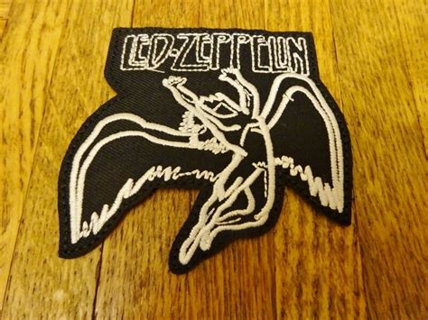 Led Zeppelin Patch Licensed Embroidered Iron By Thewordemporium