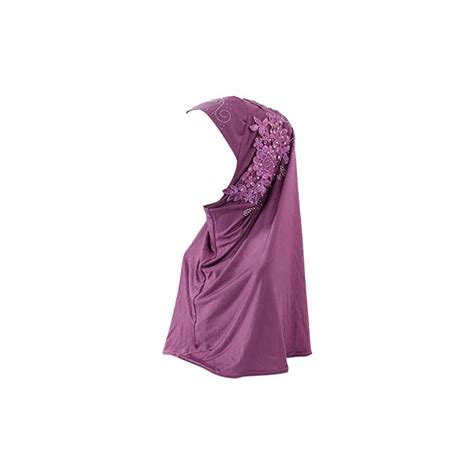 Vjgoal Hijab Donna Musulmano Elegante Cotone Tuta Donna Lunga Hijab