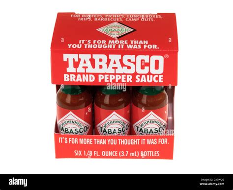 Hot Tabasco Pepper Sauce Bottles Hi Res Stock Photography And Images