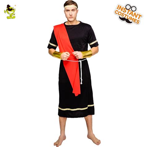 Qlq Mens Caesar Toga Costume Cosplay Purim Party Traditional Caesar Costumes Role Play Carnival