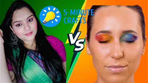 Testing Out Viral Makeup Hacks By 5 Min Crafts।। Shocking Results