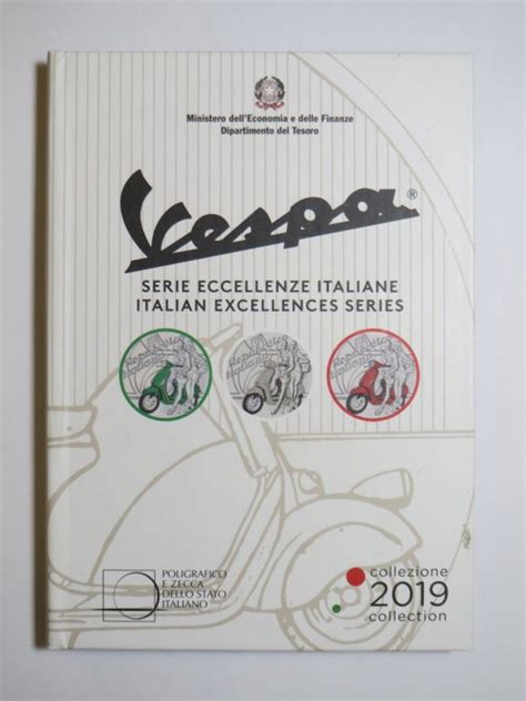 Italy Euro Vespa Proof Trittico In Confezione Catawiki