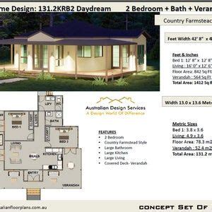 X House Bedroom Bath Sq Ft Pdf Floor Plan Etsy Country