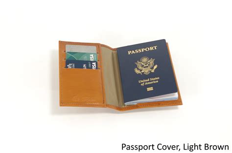 Leather Passport Wallet With Card Slots