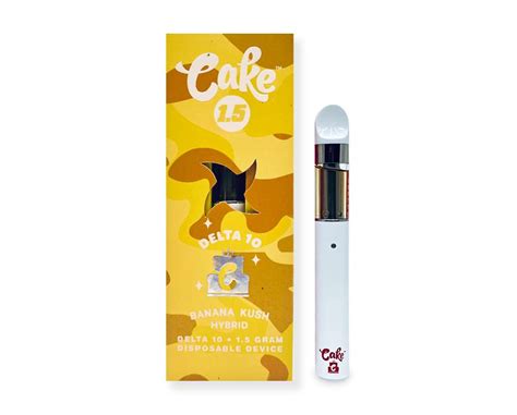 Buy Cake D10 Disposable Vape 15g Banana Kush Colorado Breeders Depot