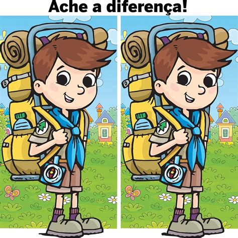 Qual A Diferenca De - Ache a Diferença: O Acampamento dos Escoteiros
