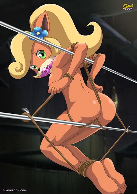 Rule 34 1girls Anthro Ass Ball Gag Bandicoot Big Breasts Bondage Bound Breasts Coco Bandicoot