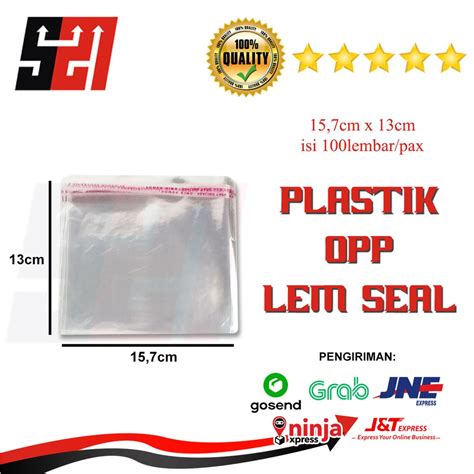 Jual Plastik Opp Roti Vcd Souvenir 15 7x13 Tebal 17 34 Micron Shopee