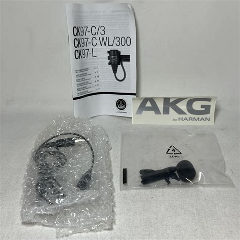 Akg Ck C L Ck Cl Ck C Cardioid Lavalier Condenser Microphone