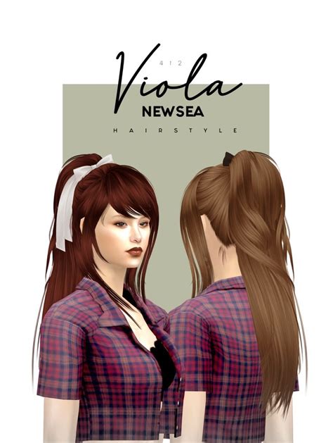 4t2 Newsea Viola In 2022 Sims 2 Hair Womens Hairstyles Hairstyle