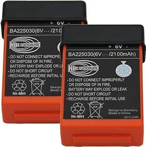 BALOLO BA225030 Batería recargable Ni Mh de 6 V 2100 mAh Ba225030