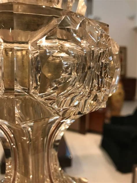 Monumental Russian Imperial Cut Crystal Vase For Sale At 1stdibs