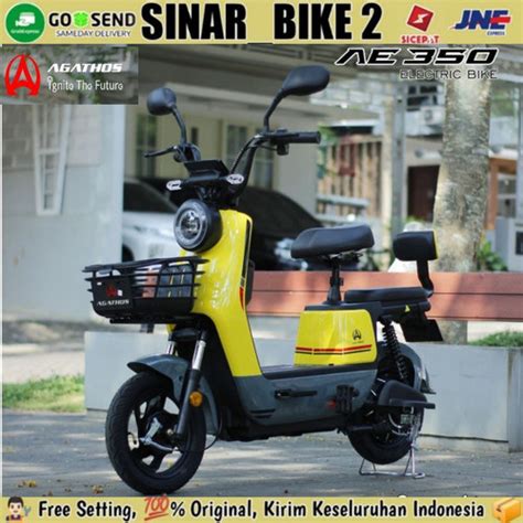 Jual Sepeda Listrik Agathos Ae Watt Electric E Bike V Ah