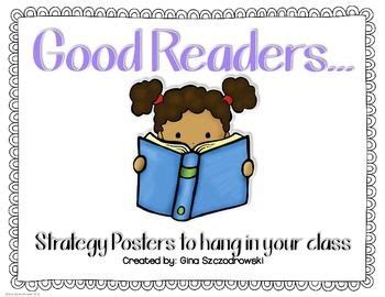 Good Readers Posters FREEBIE Reading Classroom Reading