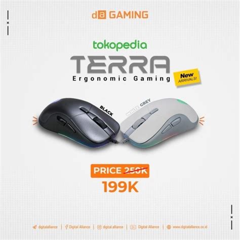 Jual Mouse Gaming Digital Alliance Terra RGB DA Terra Gaming Mouse