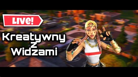 Wieczorny live sobotni wracamy do żywych gry z widzami Fortnite