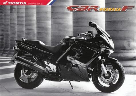 Prospekt HONDA CBR 1000 F Prospekt Flyer 1 Blatt 2 Seiten Aus