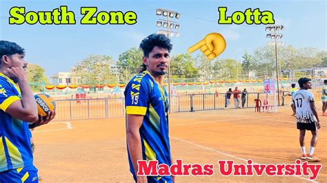 New Match Medras University Vs Karpagam University Set 1