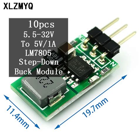 Regulador De Voltaje De 10 Piezas 5V 1A Reemplazo TO 220 Lm7805 5V