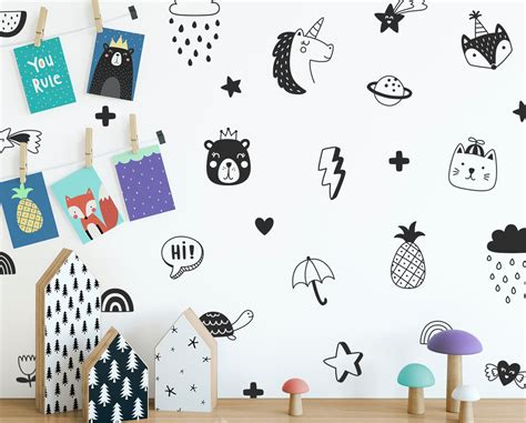 Kids Room Wall Decals Nursery Decals Nursery Wall Decor - Etsy