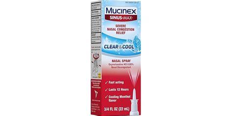 Mucinex Sinus Max Nasal Spray Decongestant