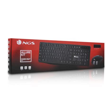 Ensemble Clavier Souris Sans Fil Ngs Allure Kit