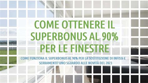 Come Funziona Il Superbonus Infissi E Come Ottenerlo