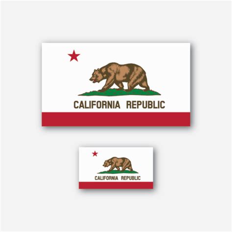 California Flag – Sticker – Metal the Brand