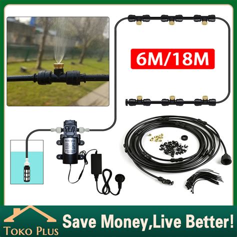 Jual 18M Paket Misting System Rainforest Sprayer Otomatis Misting