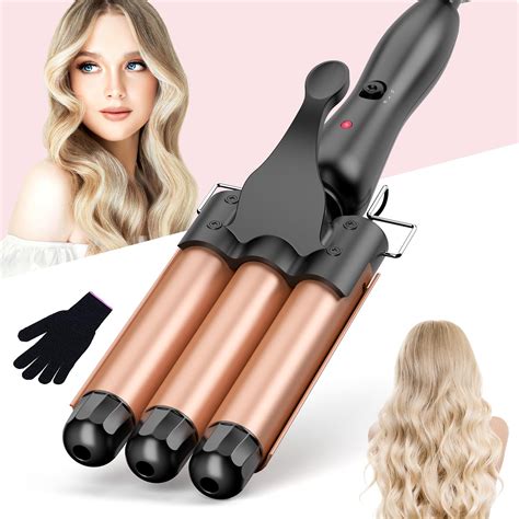 Buy 3 Barrels Hair Waver For Large Waver Curling Wand 25mm Curling