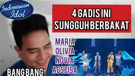 Guru Vocal Komentari MARIA X OLIVIA X NOVIA X AGSEISA BANG BANG